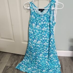 Perceptions Blue Floral Dress